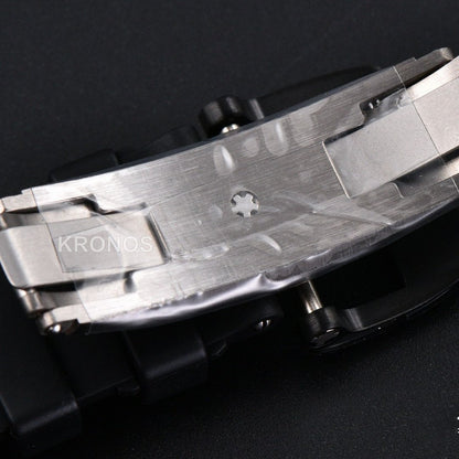 Rm055 Ceramic 42.7mm Black Gold Skeleton Dial Black Crown Black Rmul2 - Authentic Movement