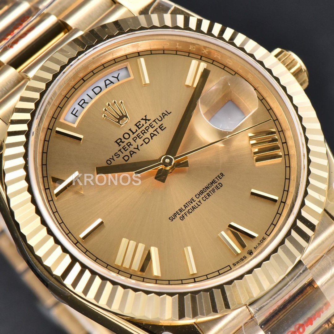 Day-Date 40mm Roman Marker Dial - Authentic Movement