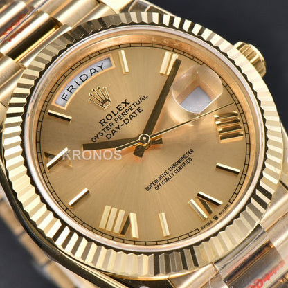 Day-Date 40mm Roman Marker Dial - Authentic Movement