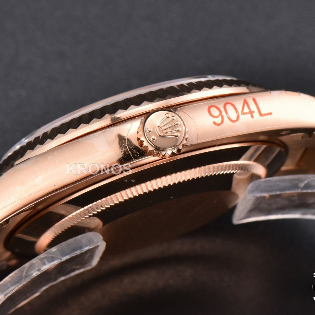 Daydate 40mm Brown Dial Diamond- Authentic Movement