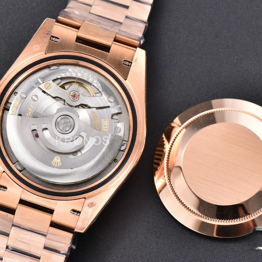 Daydate 40mm Brown Dial Diamond- Authentic Movement