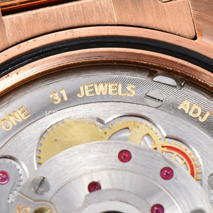 Daydate 40mm Brown Dial Diamond- Authentic Movement