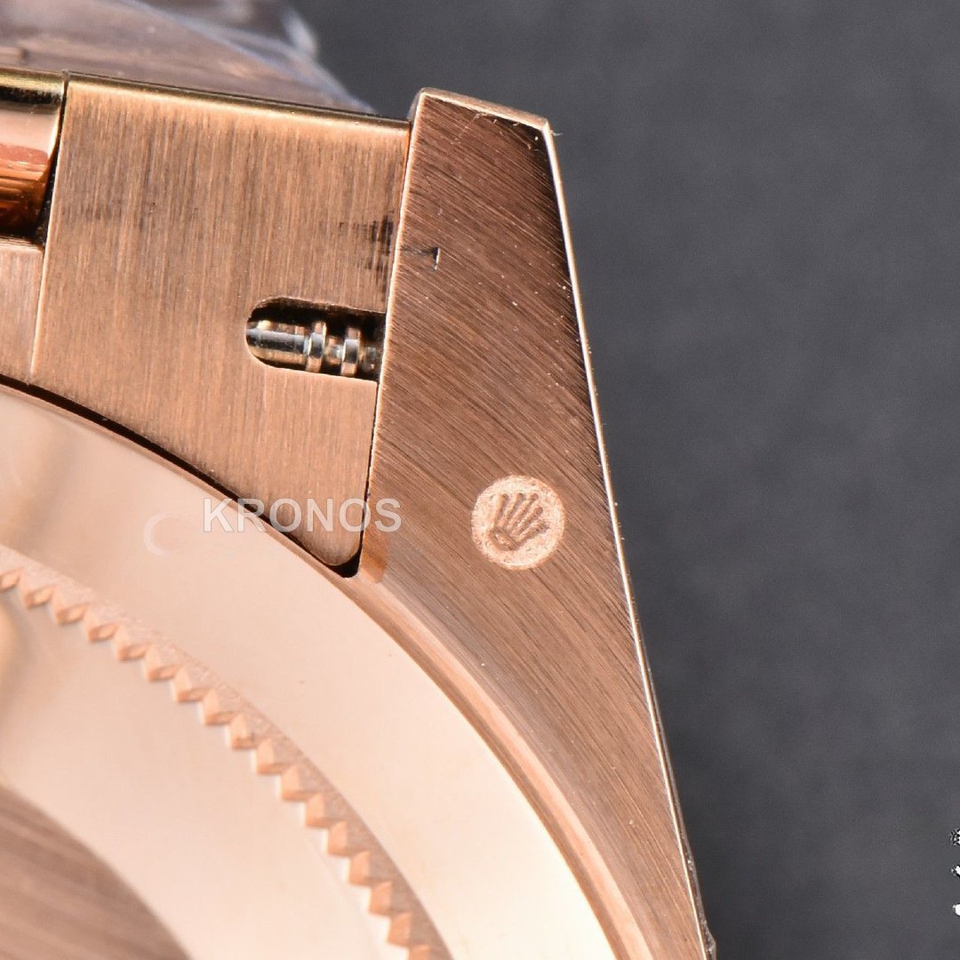 Daydate 40mm Brown Dial Diamond- Authentic Movement