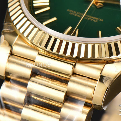 Day-Date 40mm Green Dial - Authentic Movement