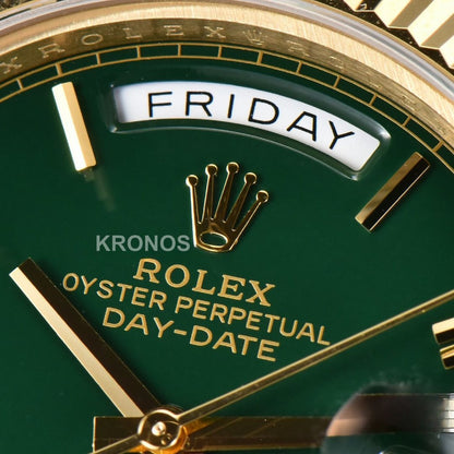 Day-Date 40mm Green Dial - Authentic Movement