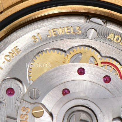 Day-Date 40mm Black Dial Diamond Authentic Movement
