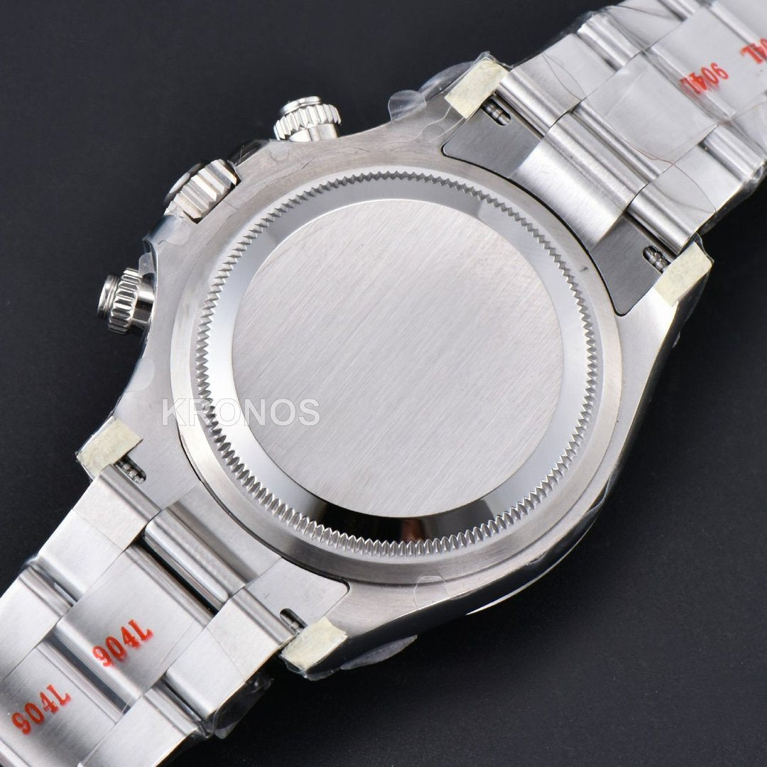Daytona 40mm Panda White Dial Black - Authentic Movement