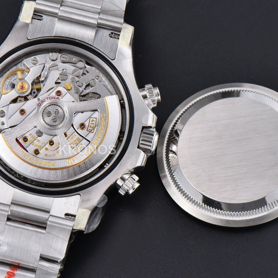 Daytona 40mm Panda White Dial Black - Authentic Movement