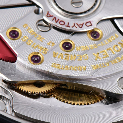 Daytona 40mm Panda White Dial Black - Authentic Movement
