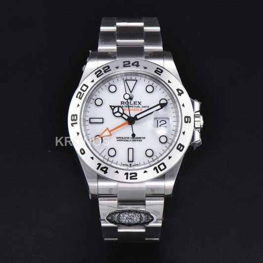 Explorer II 42mm White Dial Chs - Authentic Movement