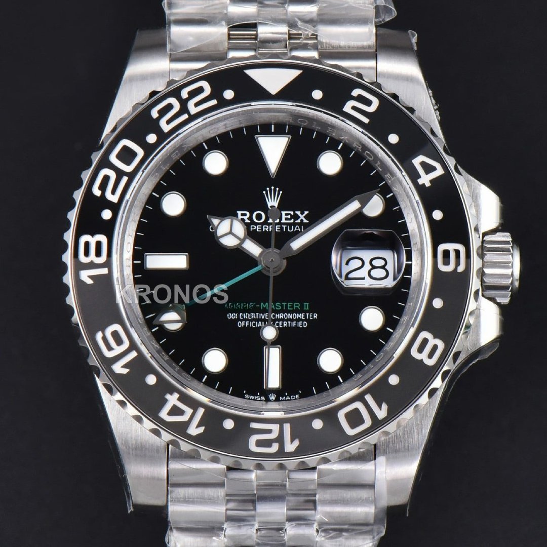 GMT Master II 40mm Black-gray Black Dial - Authentic Movement