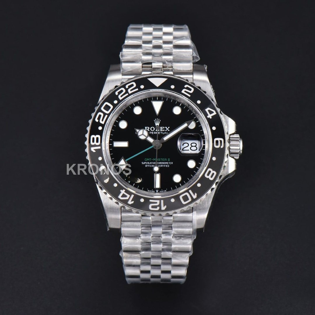 GMT Master II 40mm Black-gray Black Dial - Authentic Movement