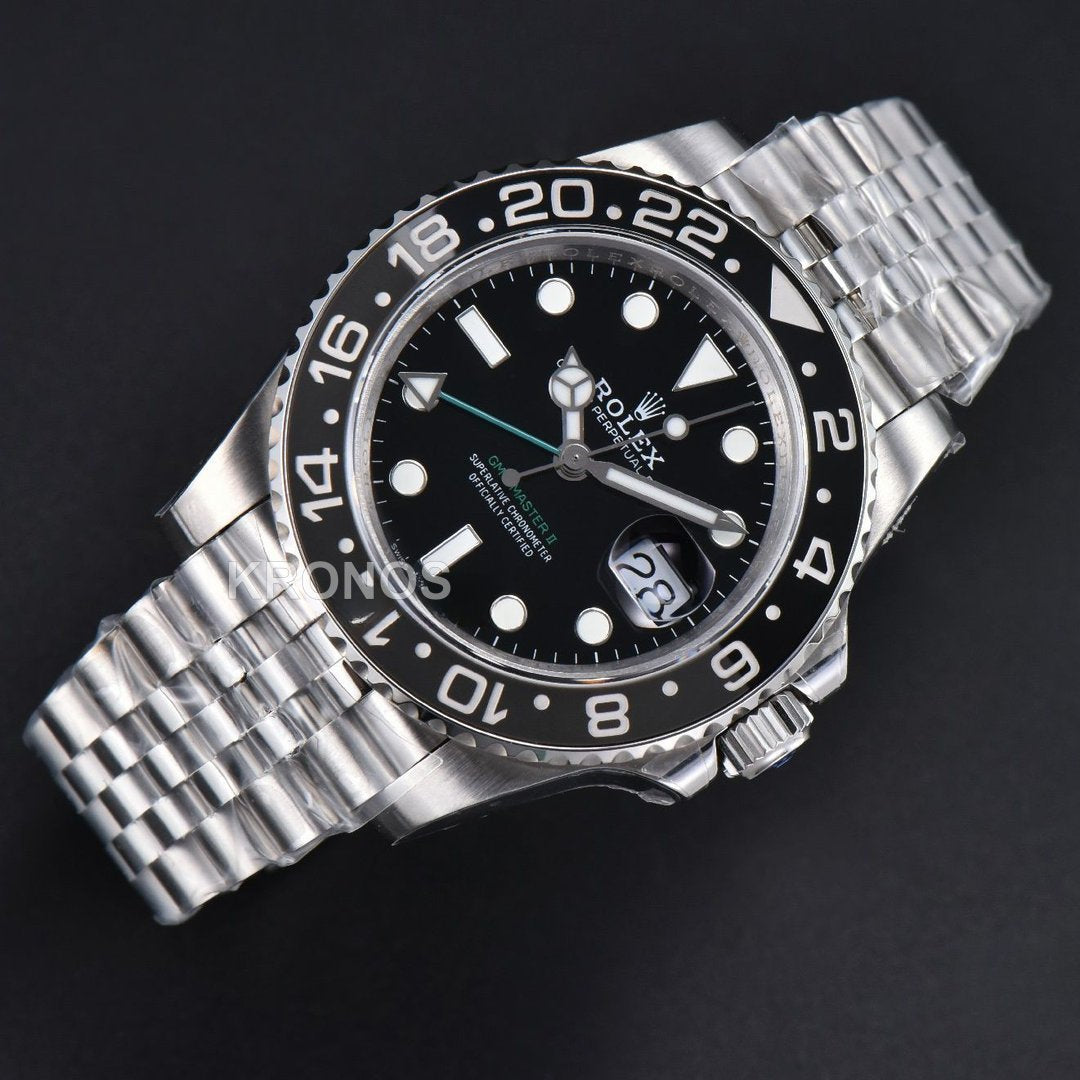 GMT Master II 40mm Black-gray Black Dial - Authentic Movement