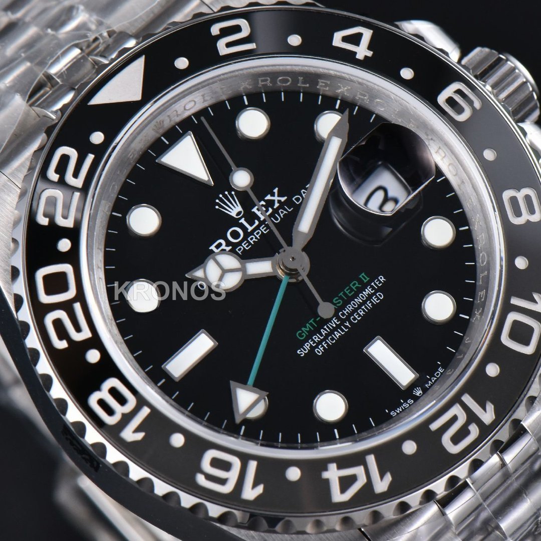 GMT Master II 40mm Black-gray Black Dial - Authentic Movement