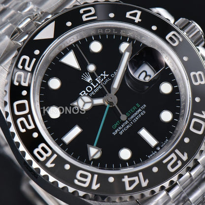 GMT Master II 40mm Black-gray Black Dial - Authentic Movement