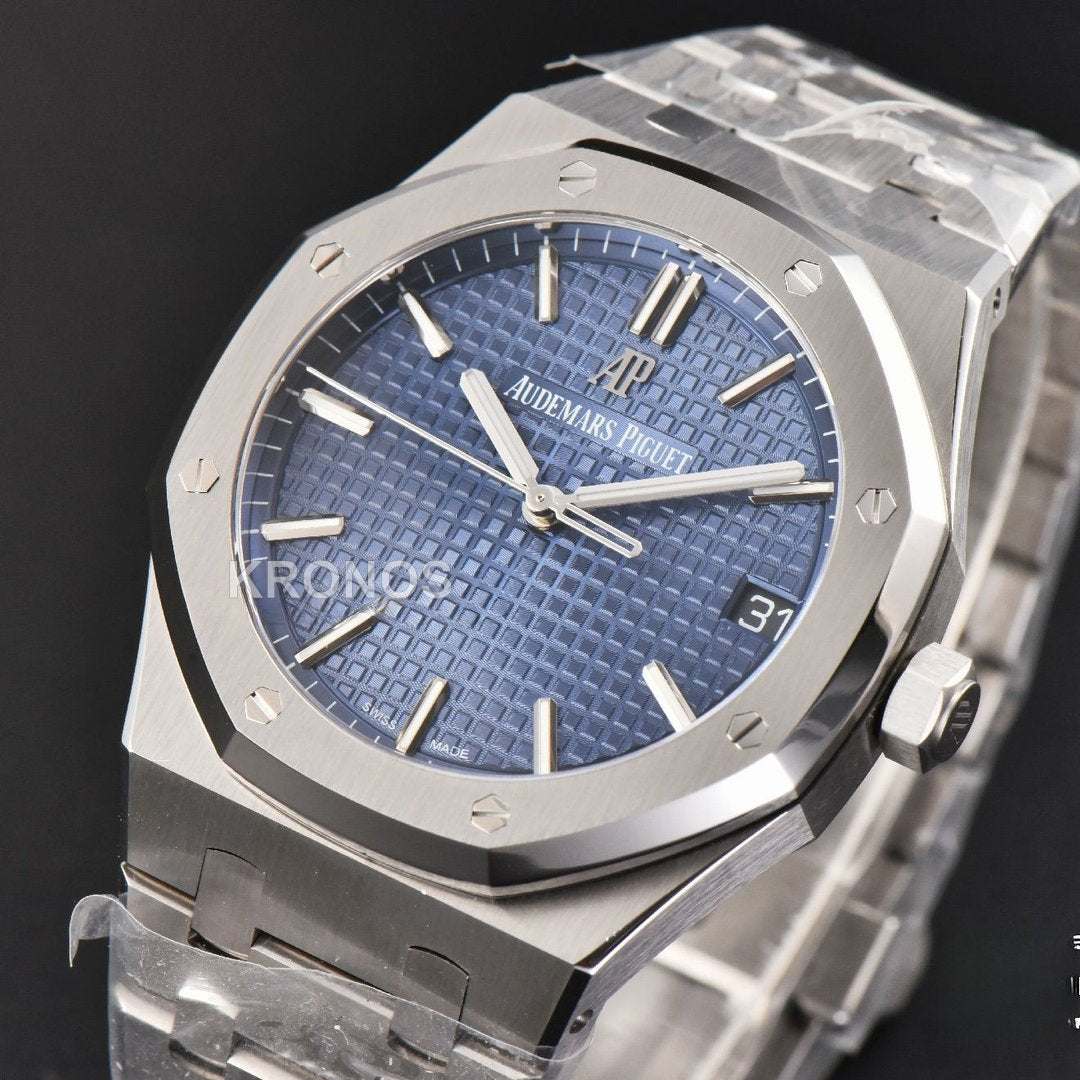 Royal Oak 41mm Blue Textured Dial - Authentic Movement