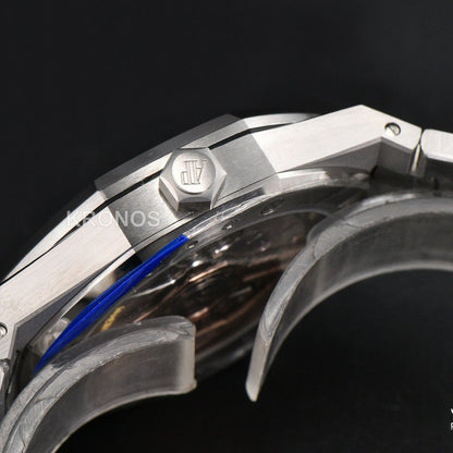 Royal Oak 15510 41mm '50th Anniversary' Ice Blue Dial - Authentic Movement