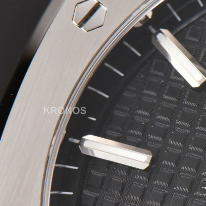 Royal Oak 41mm Black Textured Dial - Authentic Movement