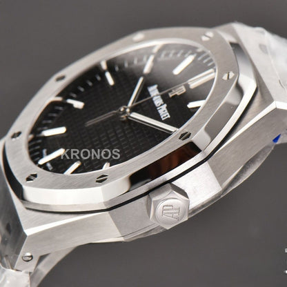 Royal Oak 41mm Black Textured Dial - Authentic Movement