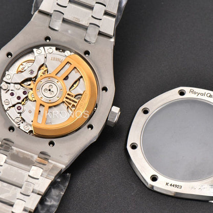 Royal Oak 41mm Black Textured Dial - Authentic Movement