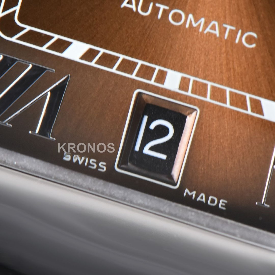 Santos Large 40mm Brown Dial Brown - Authentic Movement
