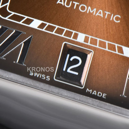 Santos Large 40mm Brown Dial Brown - Authentic Movement