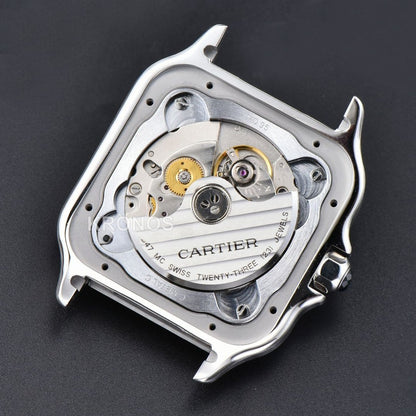 Santos Large 40mm Brown Dial Brown - Authentic Movement