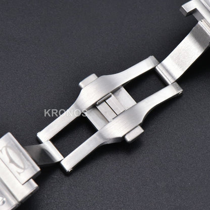 Santos XL 40mm White Dial Diamond - Authentic Movement