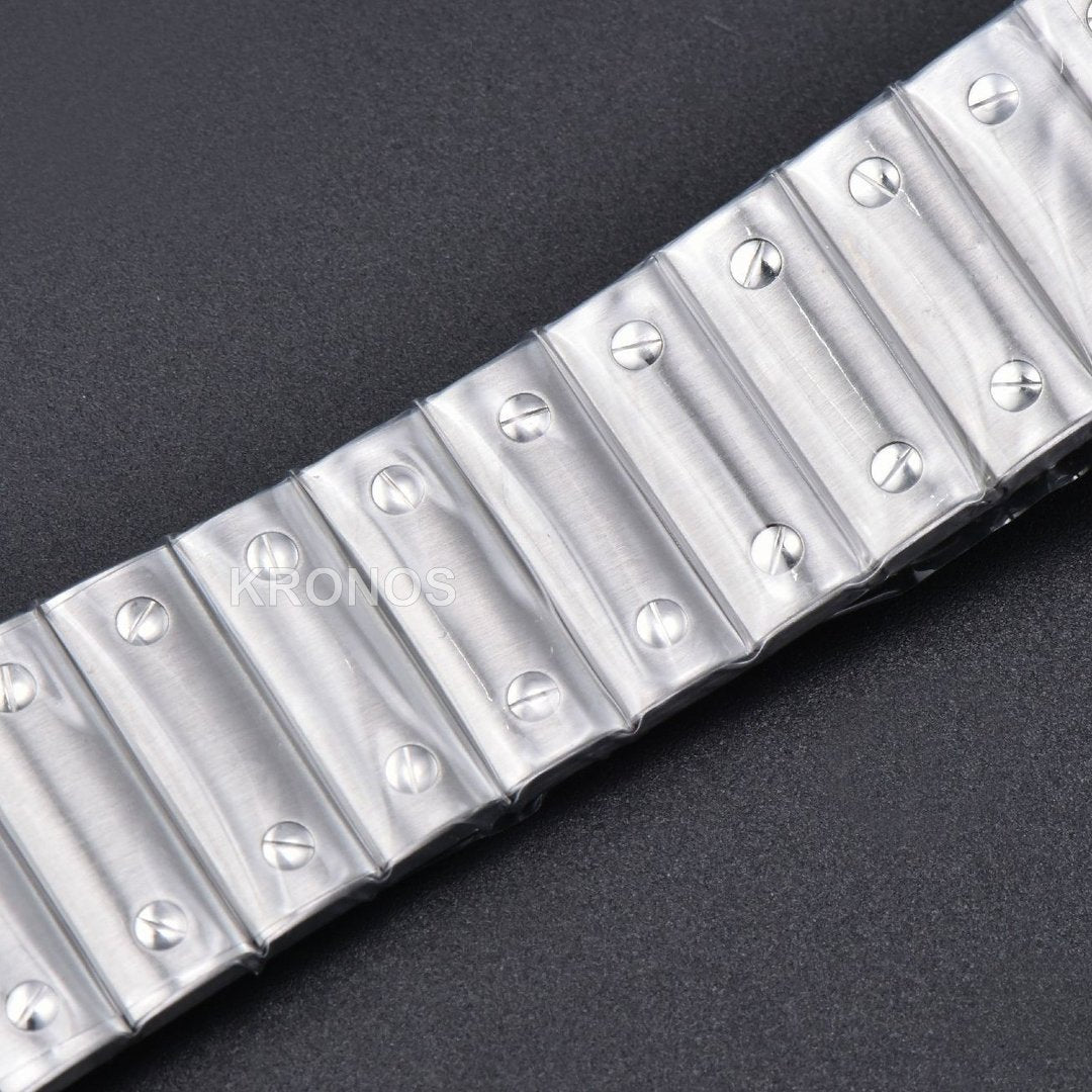 Santos XL 40mm White Dial Diamond - Authentic Movement