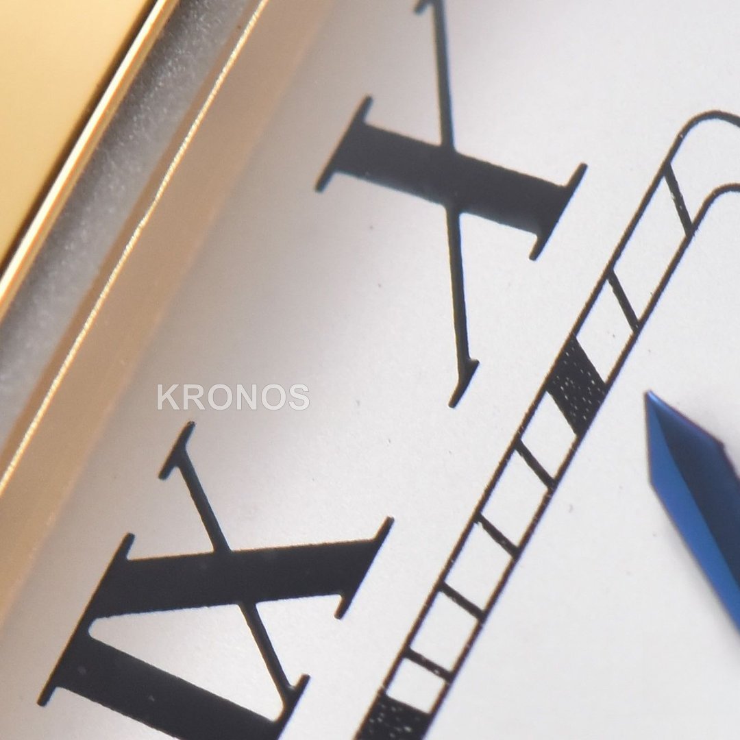 Santos XL 40mm White Dial - Authentic Movement