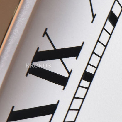 Santos XL 40mm White Dial Orange - Authentic Movement