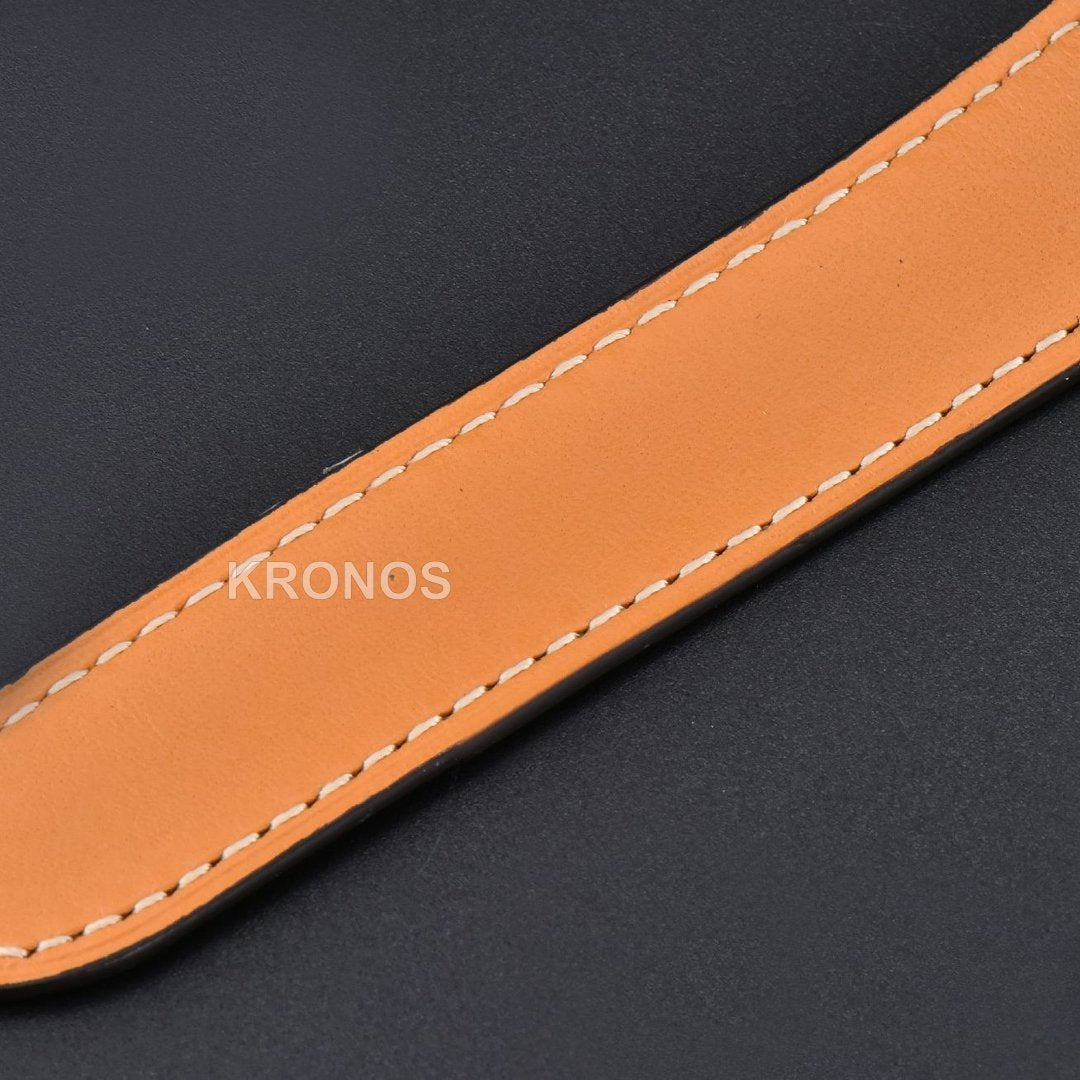Santos XL 40mm White Dial Orange - Authentic Movement