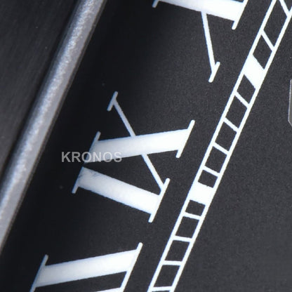 Santos De Cartier XL 40mm PVD AF Black Dial Black Miyota - Authentic Movement