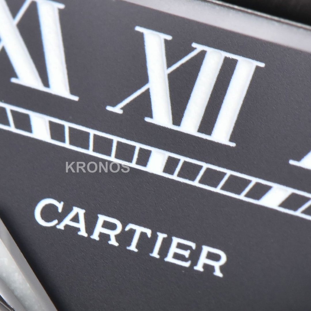 Santos De Cartier XL 40mm PVD AF Black Dial Black Miyota - Authentic Movement