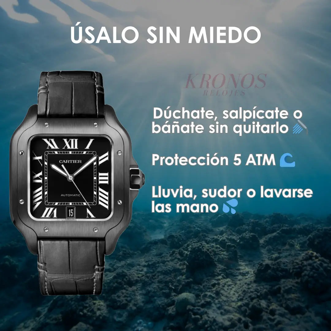 Detalle mecanismo Santos Steel maquinaria auténtica Kronos Relojes