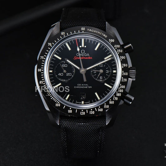 Speedmaster 'Dark Side Of The Moon' Real Ceramic 44mm Black Dial - Authentic Movement
