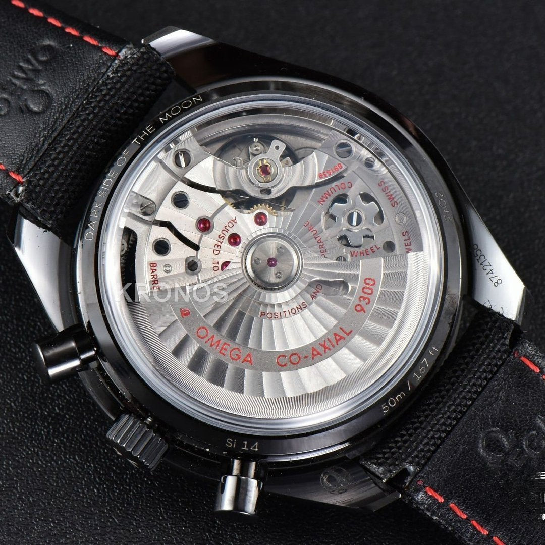 Speedmaster 'Dark Side Of The Moon' Real Ceramic 44mm Black Dial - Authentic Movement