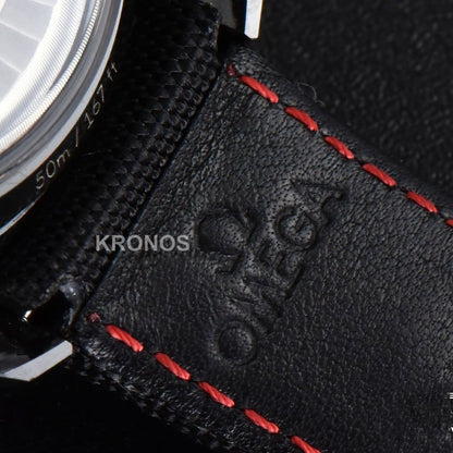 Speedmaster 'Dark Side Of The Moon' Real Ceramic Omf 44mm Black Dial Nylon Strap - Authentic Movement
