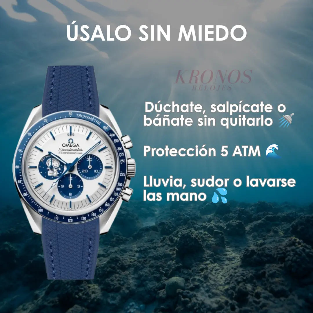 Speedmaster Snoopy Kronos Relojes cristal de zafiro resistente