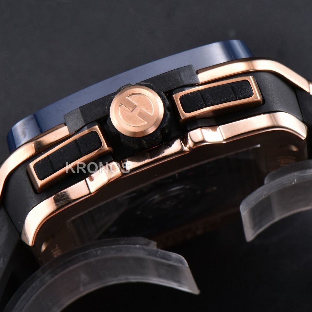 Square Bang Unico 42mm Blue Bezel Blue Skeleton Dial Blue A1280 - Authentic Movement
