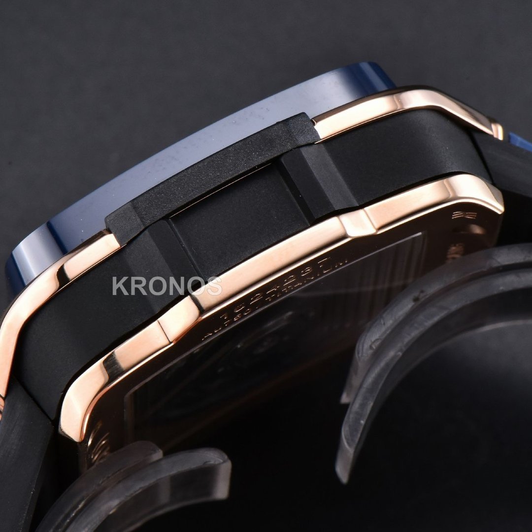 Square Bang Unico 42mm Blue Bezel Blue Skeleton Dial Blue A1280 - Authentic Movement
