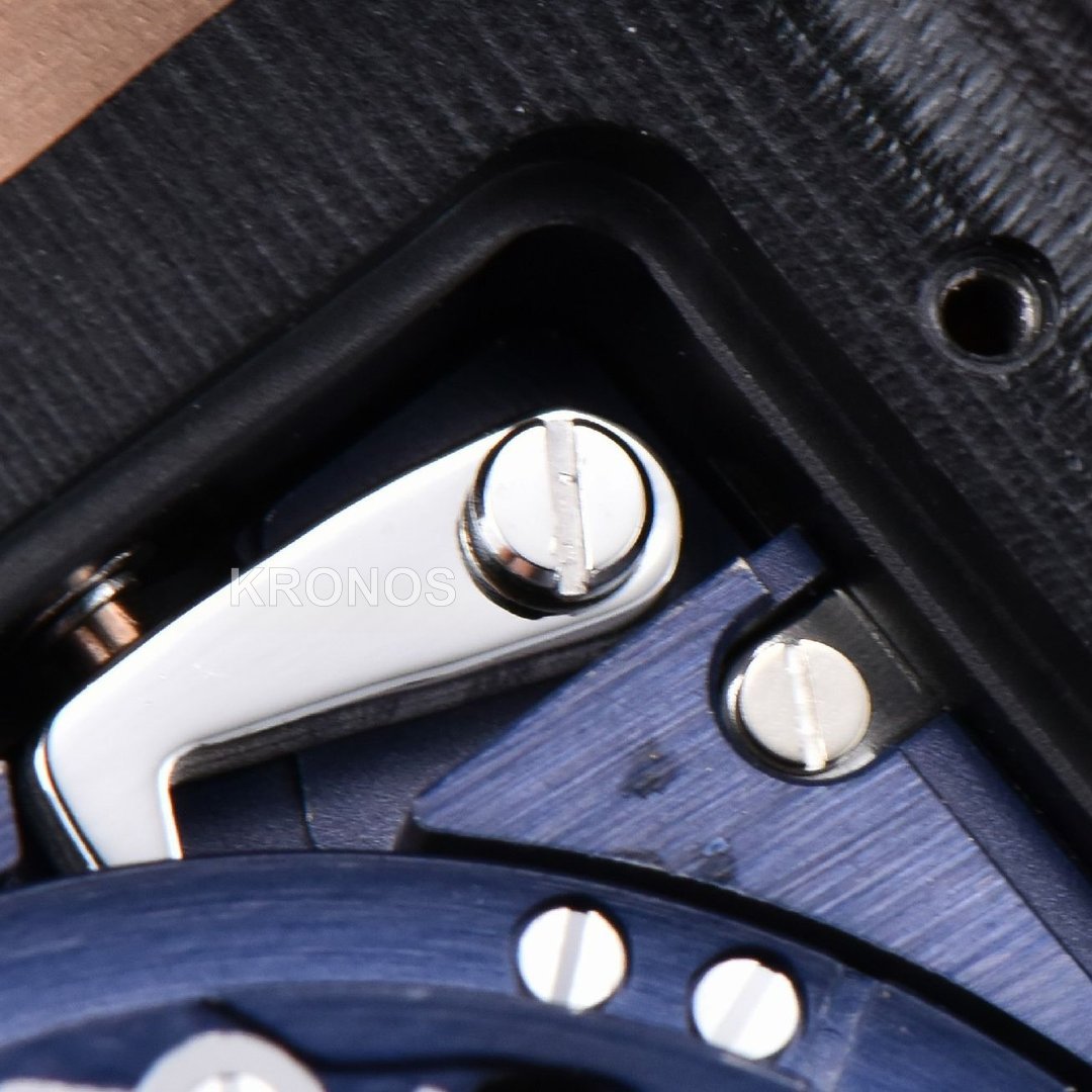 Square Bang Unico 42mm Blue Bezel Blue Skeleton Dial Blue A1280 - Authentic Movement