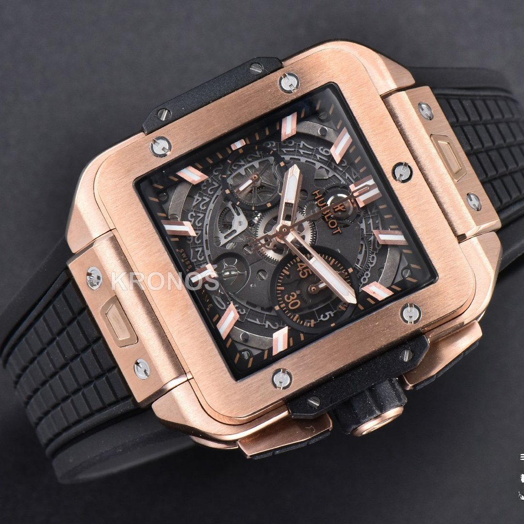 Square Bang Unico 42mm Skeleton Dial - Authentic Movement