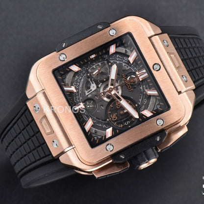 Square Bang Unico 42mm Skeleton Dial - Authentic Movement