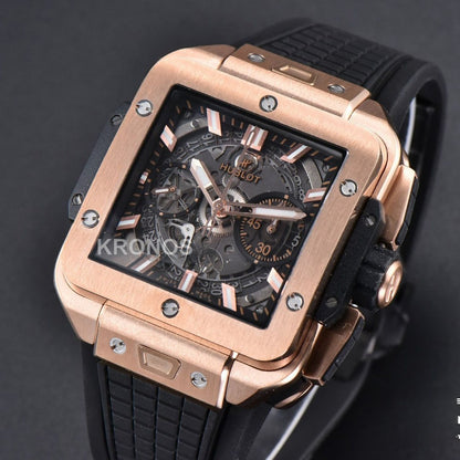 Square Bang Unico 42mm Skeleton Dial - Authentic Movement