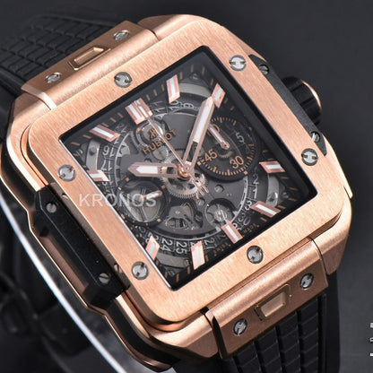 Square Bang Unico 42mm Skeleton Dial - Authentic Movement