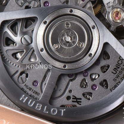 Square Bang Unico 42mm Skeleton Dial - Authentic Movement