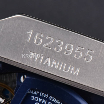 Square Bang Unico 42mm Titanium 1 Blue Skeleton Dial Blue A1280 - Authentic Movement