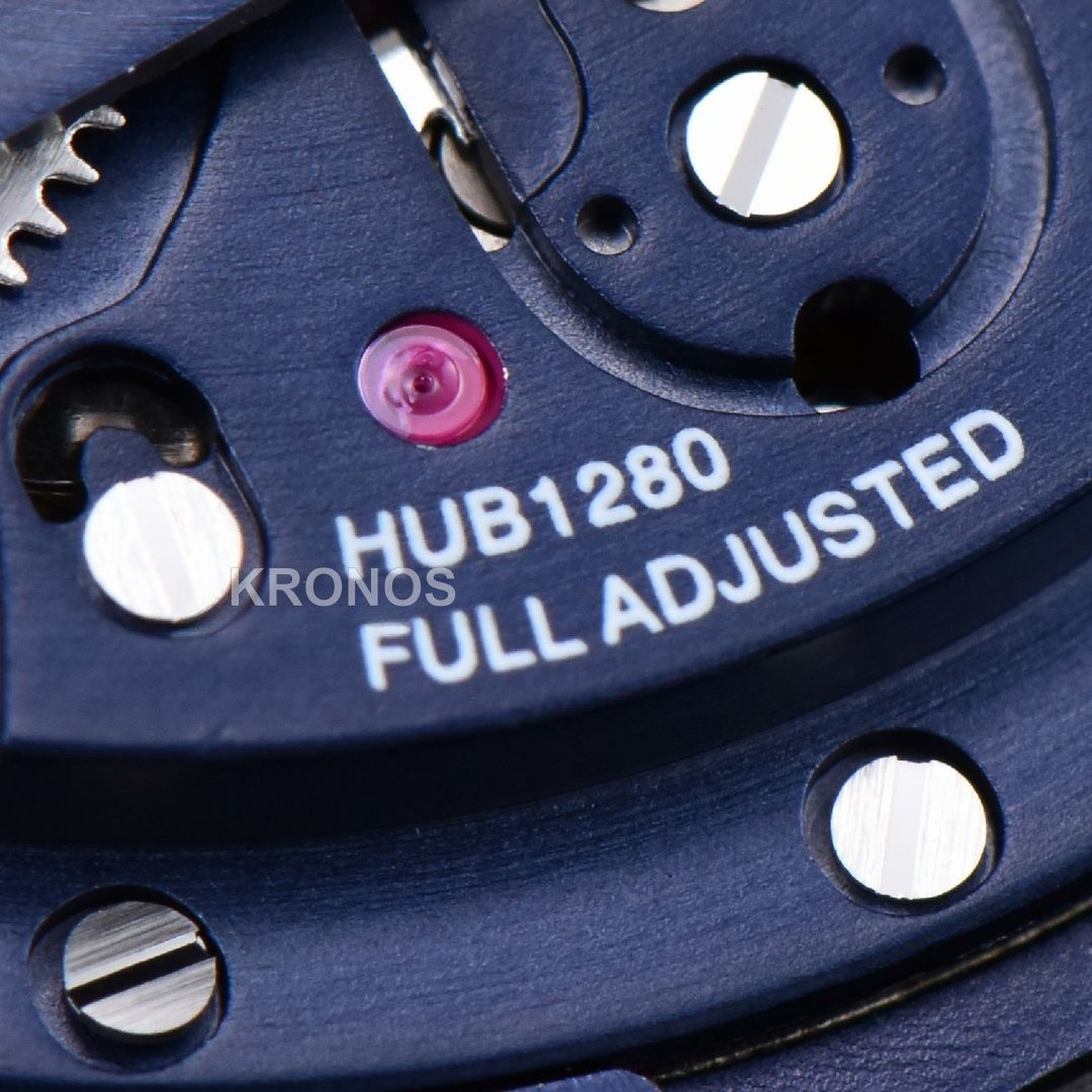 Square Bang Unico 42mm Titanium 1 Blue Skeleton Dial Blue A1280 - Authentic Movement