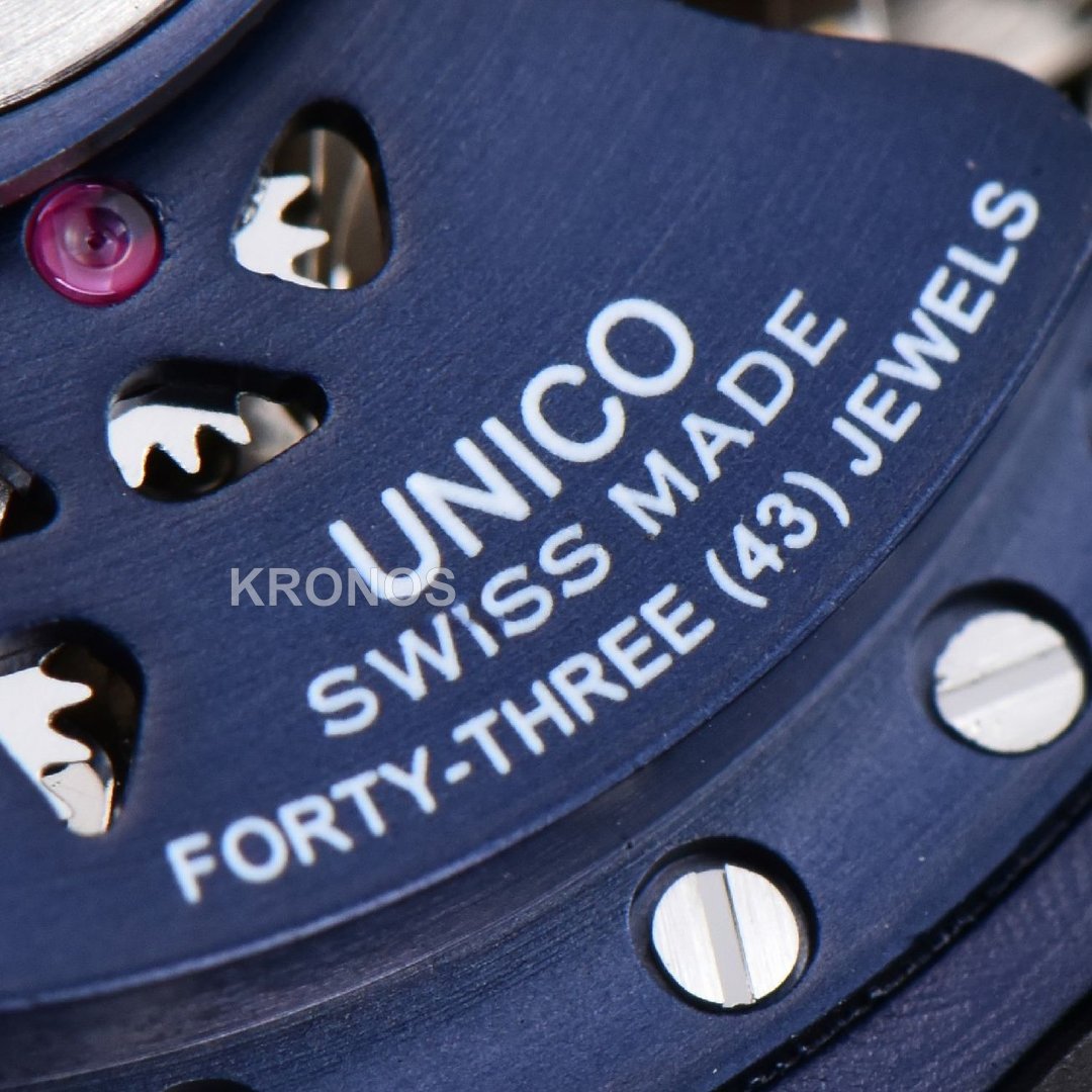 Square Bang Unico 42mm Titanium 1 Blue Skeleton Dial Blue A1280 - Authentic Movement